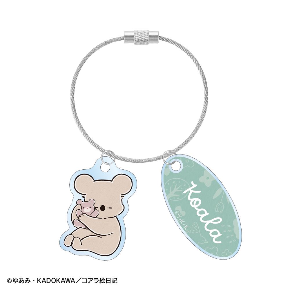 コアラさん＆くまちゃん 2連ワイヤーアクリルキーホルダー ver.A